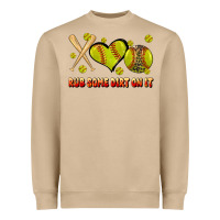 Mushroom rub some dirt on it softball Heavyweight Sweatshirt - JahusDesignShop