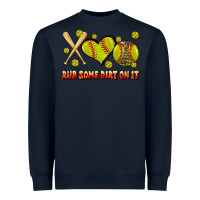 Navy rub some dirt on it softball Heavyweight Sweatshirt - JahusDesignShop
