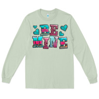 Matcha be mine western valentine's day no background Long Sleeve Tee - AdoDesignShop
