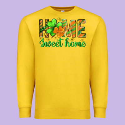 St.patrick Home Sweet Home Premium Sweatshirt Designed By Bundleandbundleshop