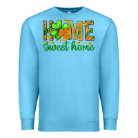 Ocean Blue st.patrick home sweet home Premium Sweatshirt - BundleAndBundleShop