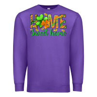 Purple st.patrick home sweet home Premium Sweatshirt - BundleAndBundleShop