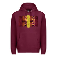Burgundy Western Farm Life Brushstrokes Premium Hoodie - Bettercallsaul