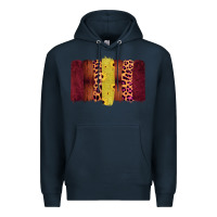 Navy Western Farm Life Brushstrokes Premium Hoodie - Bettercallsaul