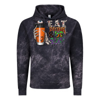 Cloud Black Eat drink be scary Vintage Hoodie - CowhideDigitalArt
