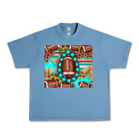 Pebble Blue football leopard turquoise gemstone sunflower Urban Heavy Tee - JahusDesignShop