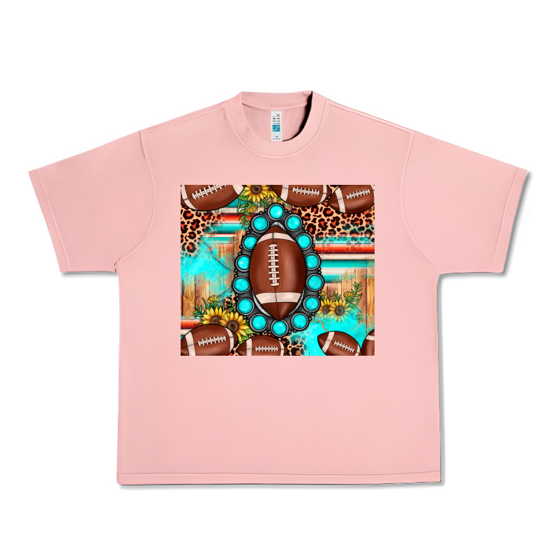 Football Leopard Turquoise Gemstone Sunflower Urban Heavy Tee by JahusDesignShop | Teevron