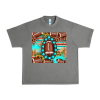 Tornado football leopard turquoise gemstone sunflower Urban Heavy Tee - JahusDesignShop