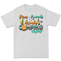 Dove Grey fires friends drinks camping crew Premium Tee - texasbilliewilder