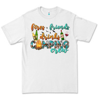 White fires friends drinks camping crew Premium Tee - texasbilliewilder