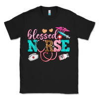 Black blessed nurse Classic Tee - AdoDesignShop
