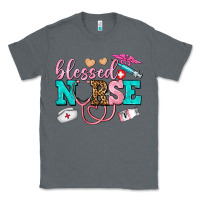 Charcoal Heather blessed nurse Classic Tee - AdoDesignShop