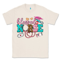 Natural blessed nurse Classic Tee - AdoDesignShop
