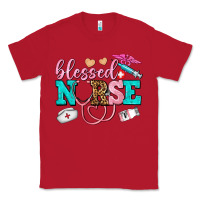 Red blessed nurse Classic Tee - AdoDesignShop