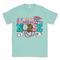 Seafoam blessed nurse Classic Tee - AdoDesignShop