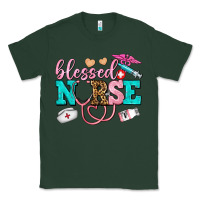 Sports Green blessed nurse Classic Tee - AdoDesignShop