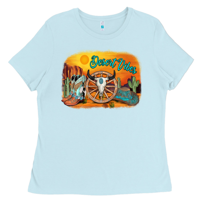 Desert Vibes Ladies Tee by AdoDesignShop | Teevron