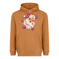 Meerkat pink christmas santa claus Heavyweight Hoodie - MaliasSmallBusiness