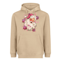 Mushroom pink christmas santa claus Heavyweight Hoodie - MaliasSmallBusiness