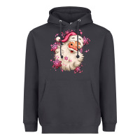 Smoke pink christmas santa claus Heavyweight Hoodie - MaliasSmallBusiness