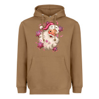 Toasted Coconut pink christmas santa claus Heavyweight Hoodie - MaliasSmallBusiness