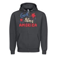 Smoke god bless america Zipper Hoodie - MaliasSmallBusiness