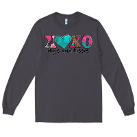 Smoke xoxo hugs and kisses valentines day Long Sleeve Tee - AdoDesignShop