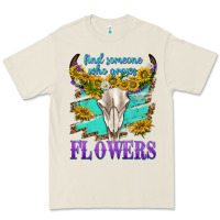 Bone find someone who grows flowers Premium Tee - texasbilliewilder