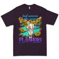 Plum find someone who grows flowers Premium Tee - texasbilliewilder