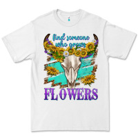 White find someone who grows flowers Premium Tee - texasbilliewilder