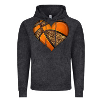 Vintage Black basketball heart Vintage Hoodie - HRA Design Shop