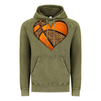 Vintage Olive basketball heart Vintage Hoodie - HRA Design Shop
