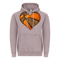 Basketball Heart Vintage Hoodie | Teevron