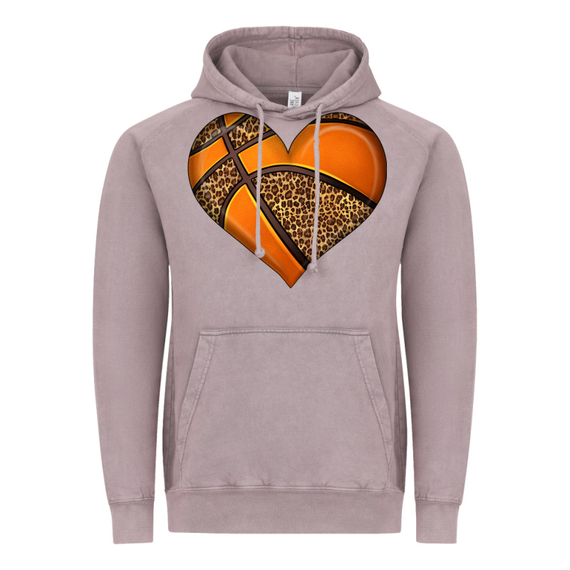 Basketball Heart Vintage Hoodie by HRA Design Shop | Teevron