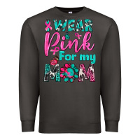 Smoke I Wear Pink For My Mom Premium Sweatshirt - BundleAndBundleShop