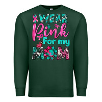 Sports Green I Wear Pink For My Mom Premium Sweatshirt - BundleAndBundleShop