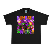 Black pumpkin smasher Urban Heavy Tee - AdoDesignShop