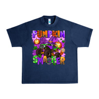 Navy pumpkin smasher Urban Heavy Tee - AdoDesignShop