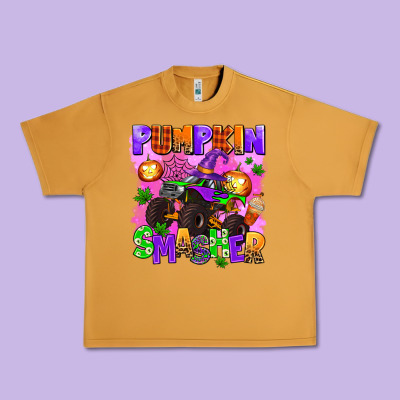 Pumpkin Smasher Urban Heavy Tee Designed By Adodesignshop