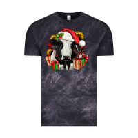 Cloud Black christmas holstein Vintage Tee - JahusDesignShop