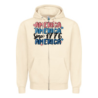 Sandshell america since 1776 Zipper Hoodie - MaliasSmallBusiness