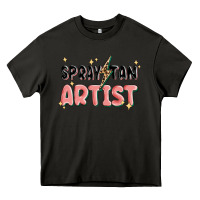 Asphalt spray tan artist Heavy Core Tee - MaliasSmallBusiness