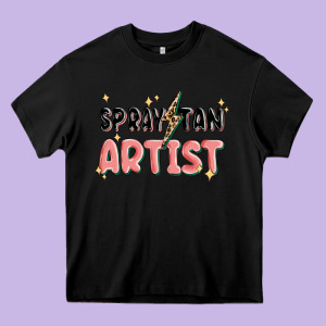Spray Tan Artist Heavy Core Tee Designed By Maliassmallbusiness