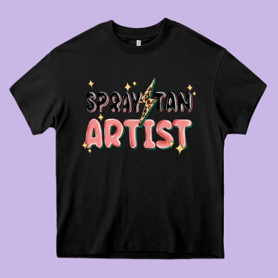 Spray Tan Artist Heavy Core Tee Designed By Maliassmallbusiness
