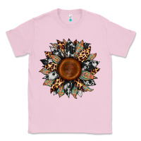 Bubblegum Pink cowhide leopard aztec sunflower Classic Tee - Artiststas