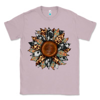 Lilac cowhide leopard aztec sunflower Classic Tee - Artiststas