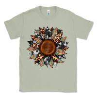 Matcha cowhide leopard aztec sunflower Classic Tee - Artiststas