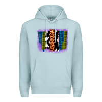 Blue Mist Purple Glitter Western Farm Life Brush Strokes Premium Hoodie - Bettercallsaul