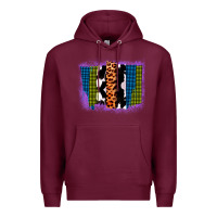 Burgundy Purple Glitter Western Farm Life Brush Strokes Premium Hoodie - Bettercallsaul