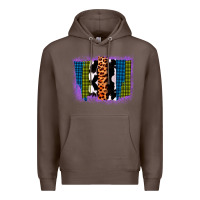 Coffee Purple Glitter Western Farm Life Brush Strokes Premium Hoodie - Bettercallsaul